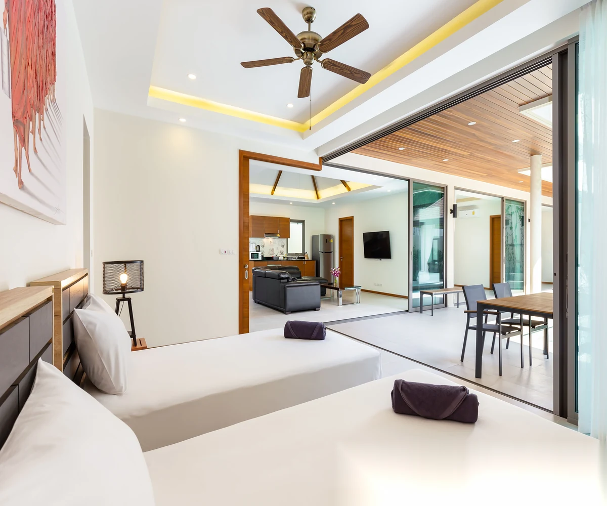 Вилла 4BR в комплексе KA Villa Rawai · Раваи · Вид на бассейн — фото 14