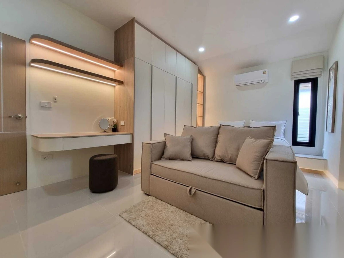 Дом 3BR в комплексе Ban Don Garden Home · Теп Красаттри · Вид в сад — фото 19