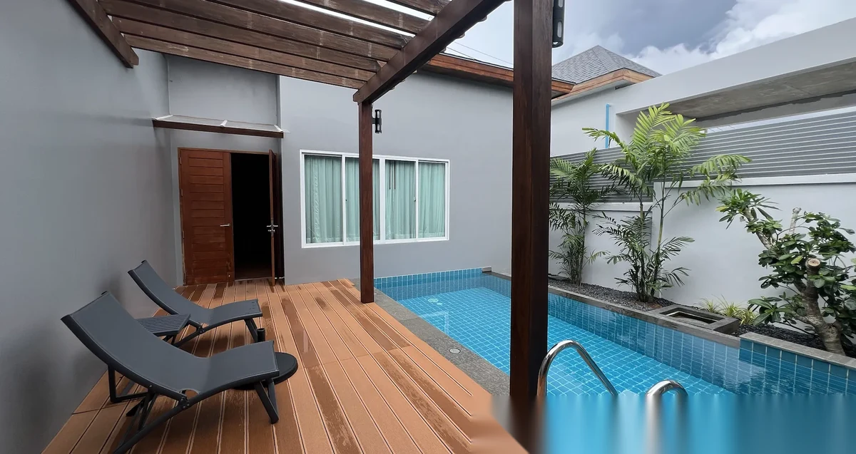 4 Bedroom House for rent at Ananda Lake View complex · Thep Krasattri · Pool View