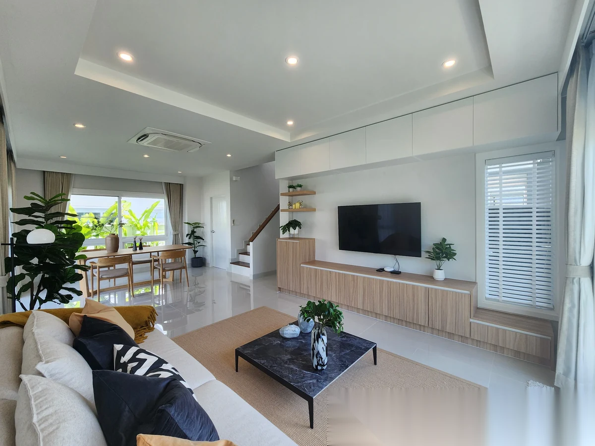 3 Bedroom House for rent at Supalai Palm Spring Banpon Phuket complex · Si Sunthon · Garden View — photo 2