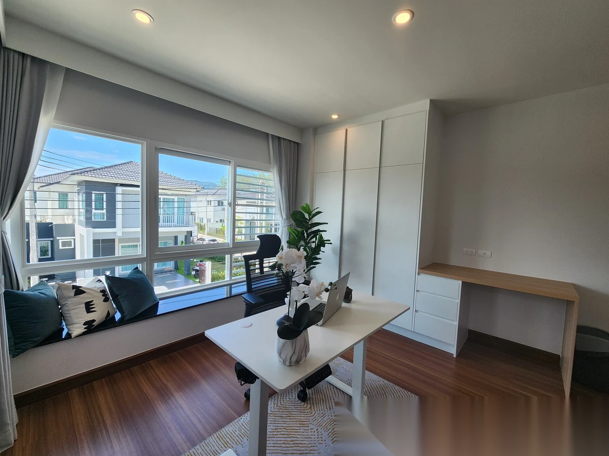 3 Bedroom House for rent at Supalai Palm Spring Banpon Phuket complex · Si Sunthon · Garden View — photo 12