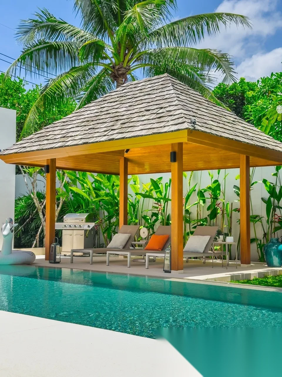 3 Bedroom Villa for sale at Anchan Tropicana complex · Thep Krasattri · Pool View — photo 48