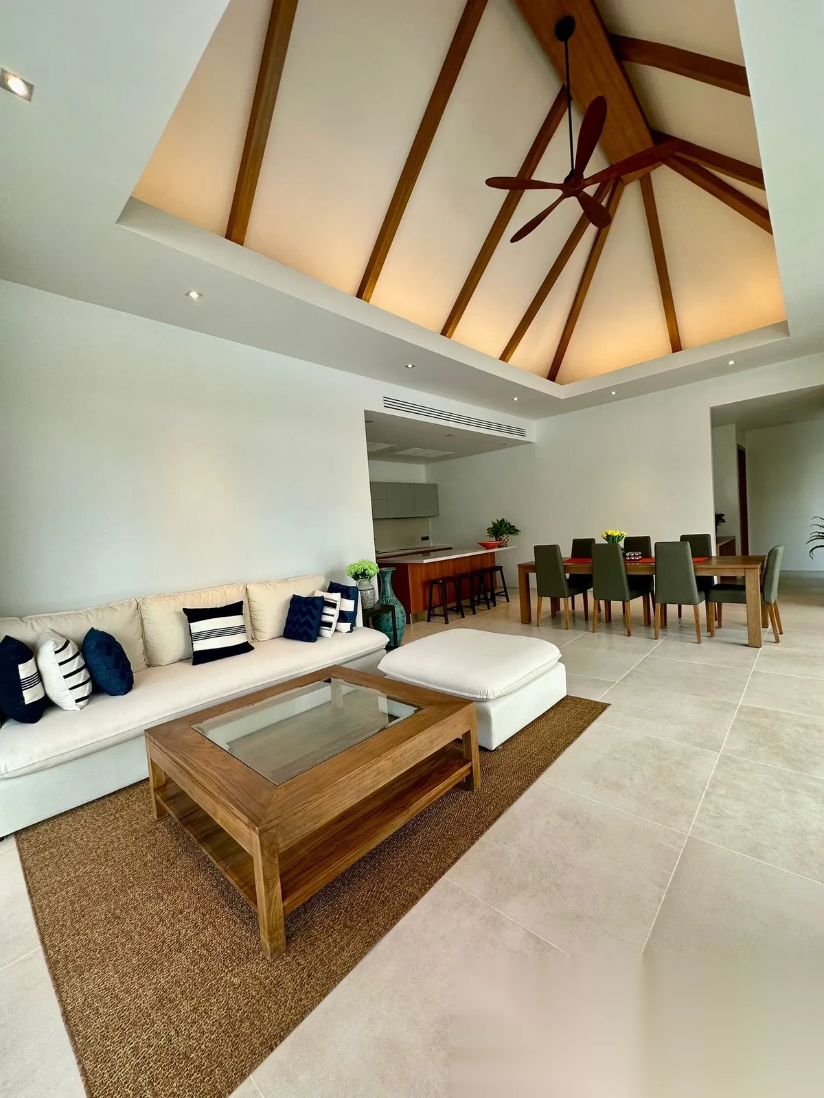 3 Bedroom Villa for rent at Anchan Flora complex · Thep Krasattri · Pool View — photo 9