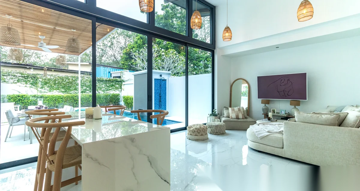 2 Bedroom Villa for sale at Baan Wana Pool Villas complex · Si Sunthon · Pool View