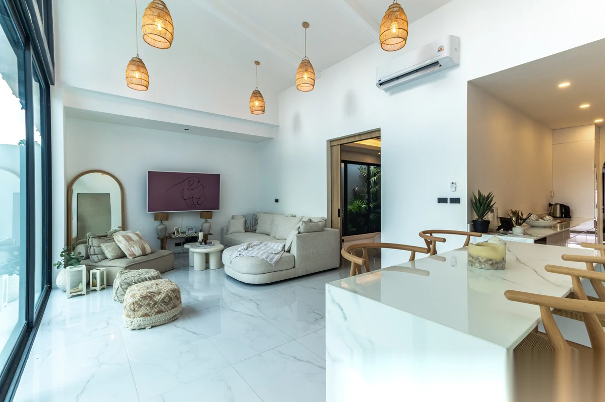 2 Bedroom Villa for sale at Baan Wana Pool Villas complex · Si Sunthon · Pool View — photo 2