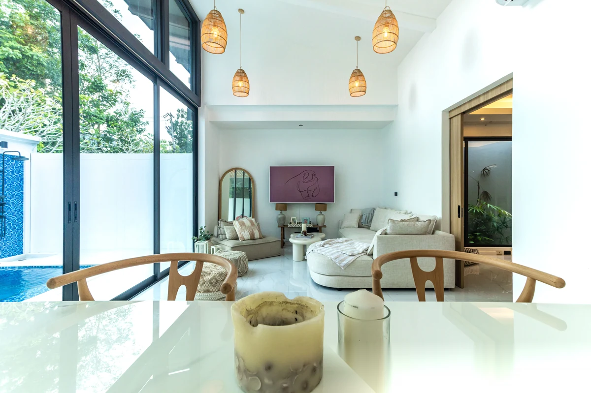 2 Bedroom Villa for sale at Baan Wana Pool Villas complex · Si Sunthon · Pool View — photo 15