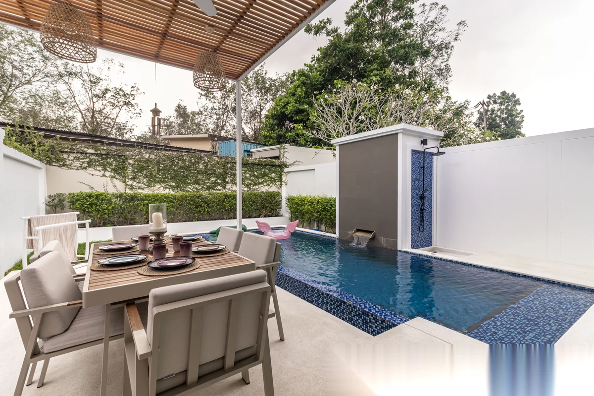 2 Bedroom Villa for sale at Baan Wana Pool Villas complex · Si Sunthon · Pool View — photo 29