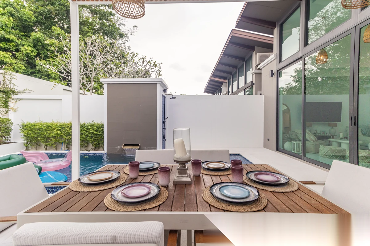 2 Bedroom Villa for sale at Baan Wana Pool Villas complex · Si Sunthon · Pool View — photo 30