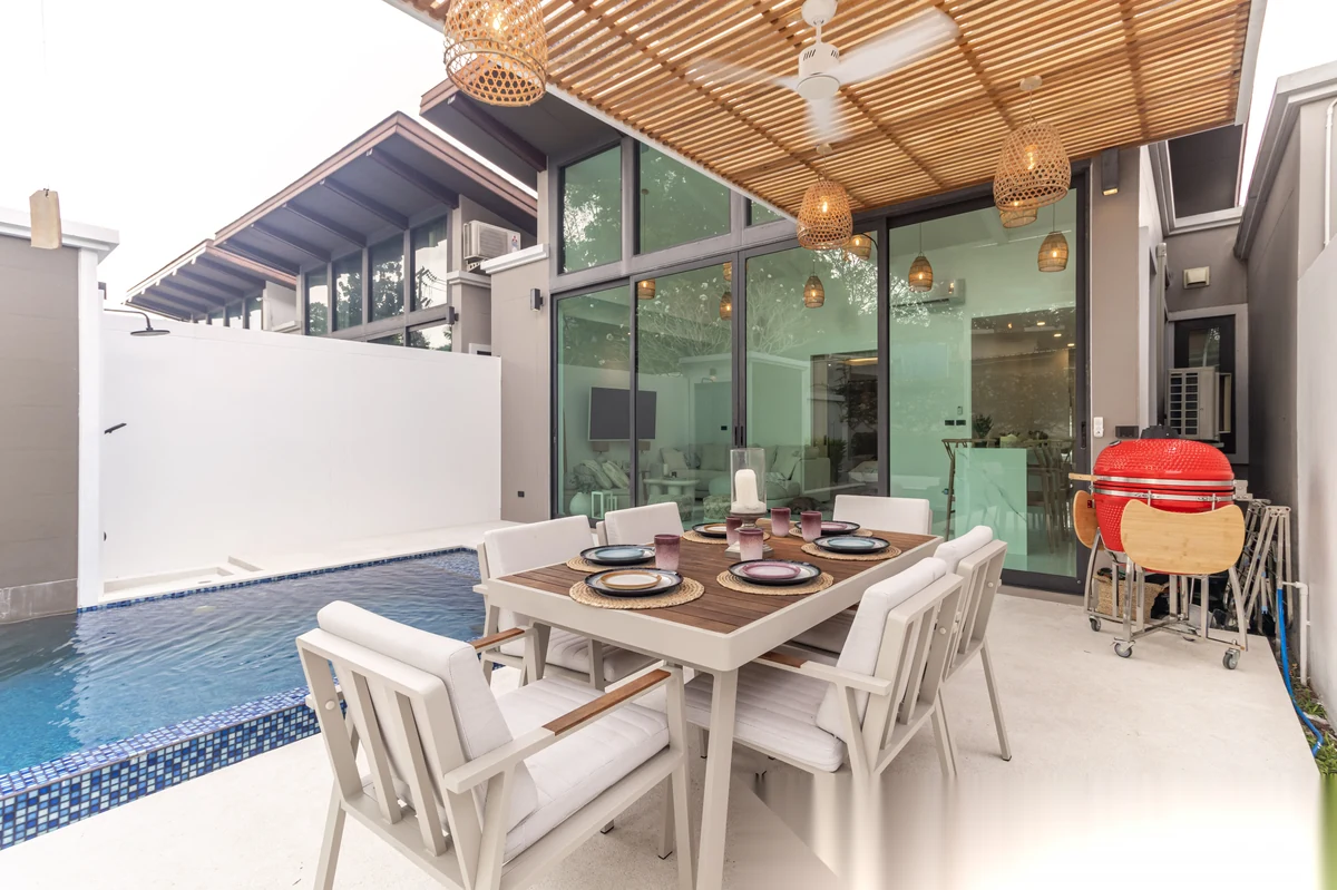 2 Bedroom Villa for sale at Baan Wana Pool Villas complex · Si Sunthon · Pool View — photo 32
