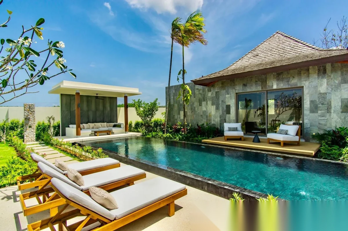 3 Bedroom Villa for rent at Garden Atlas complex · Si Sunthon · Pool View — photo 3
