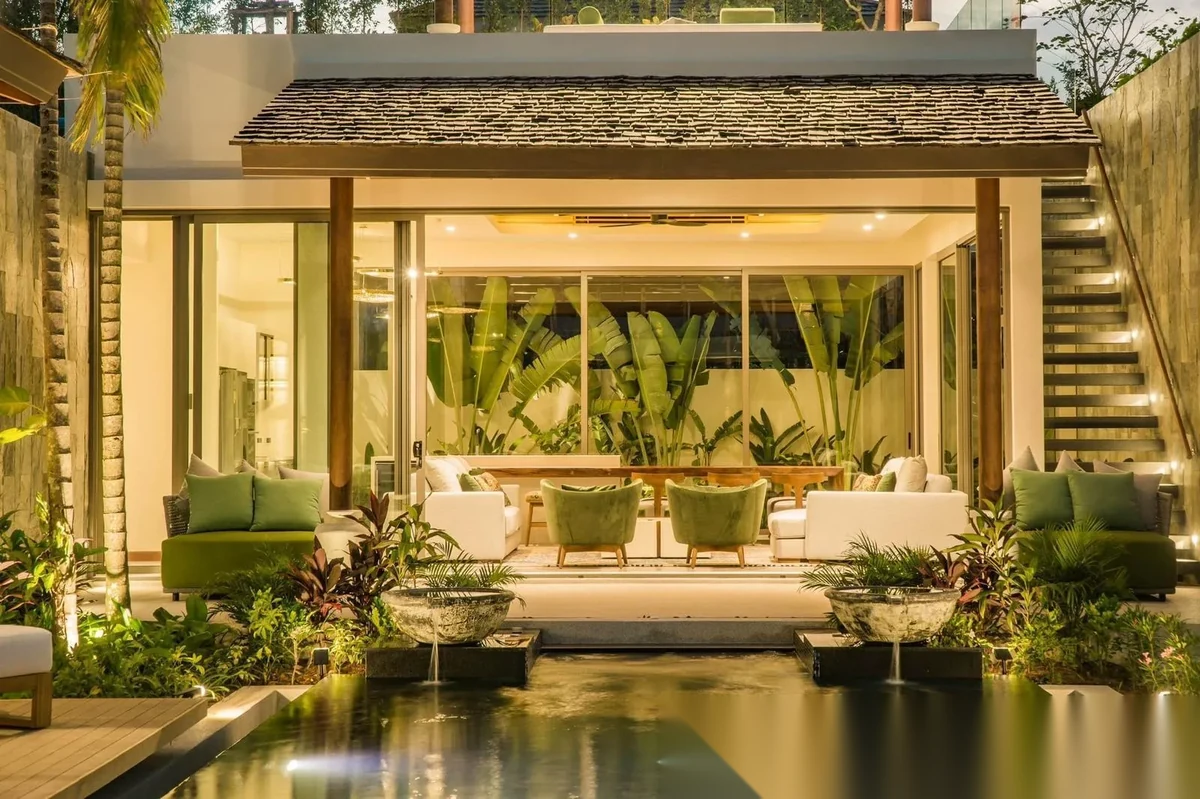 3 Bedroom Villa for rent at Garden Atlas complex · Si Sunthon · Pool View — photo 5