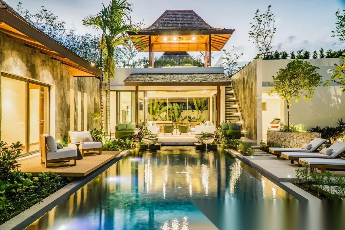 3 Bedroom Villa for rent at Garden Atlas complex · Si Sunthon · Pool View — photo 12