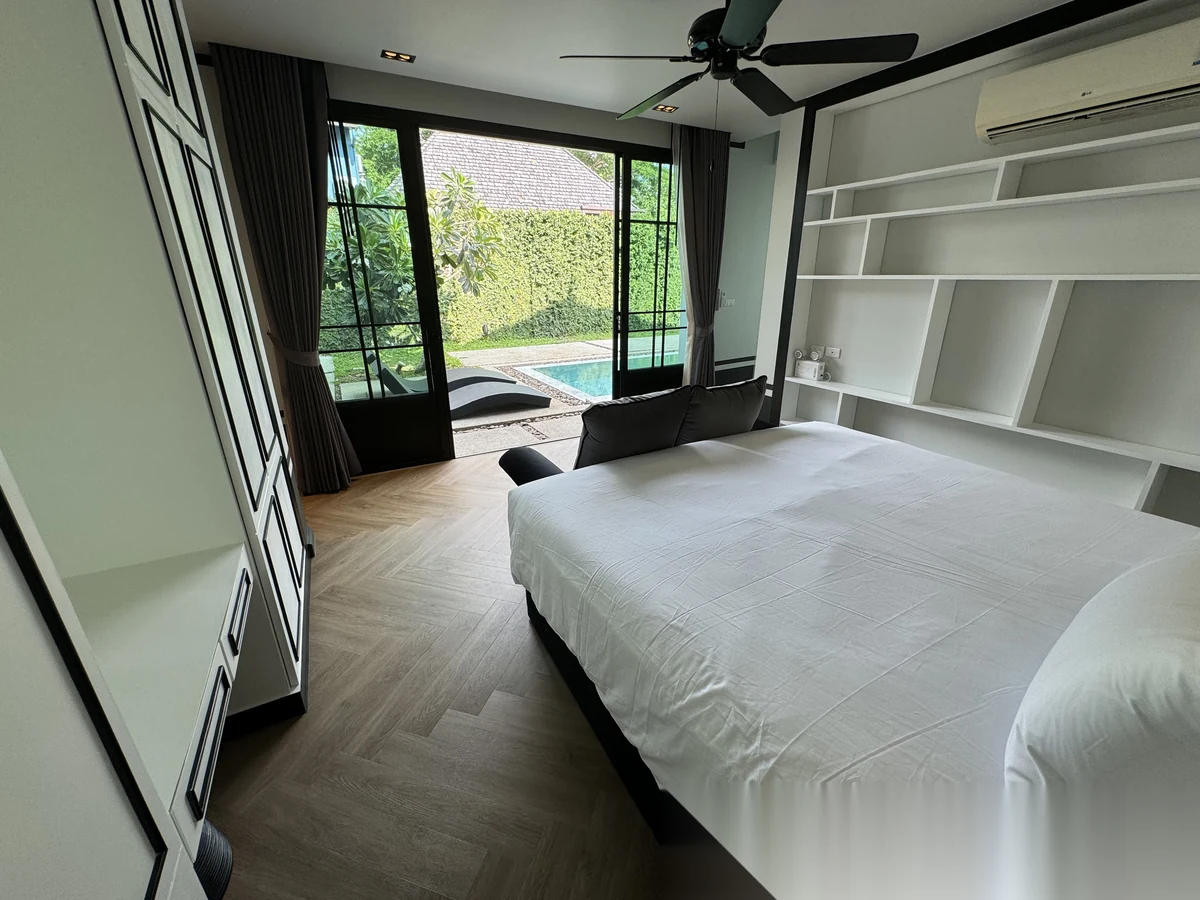 3 Bedroom Villa for rent at Mono Luxury Villa Pasak complex · Si Sunthon · Pool View — photo 11