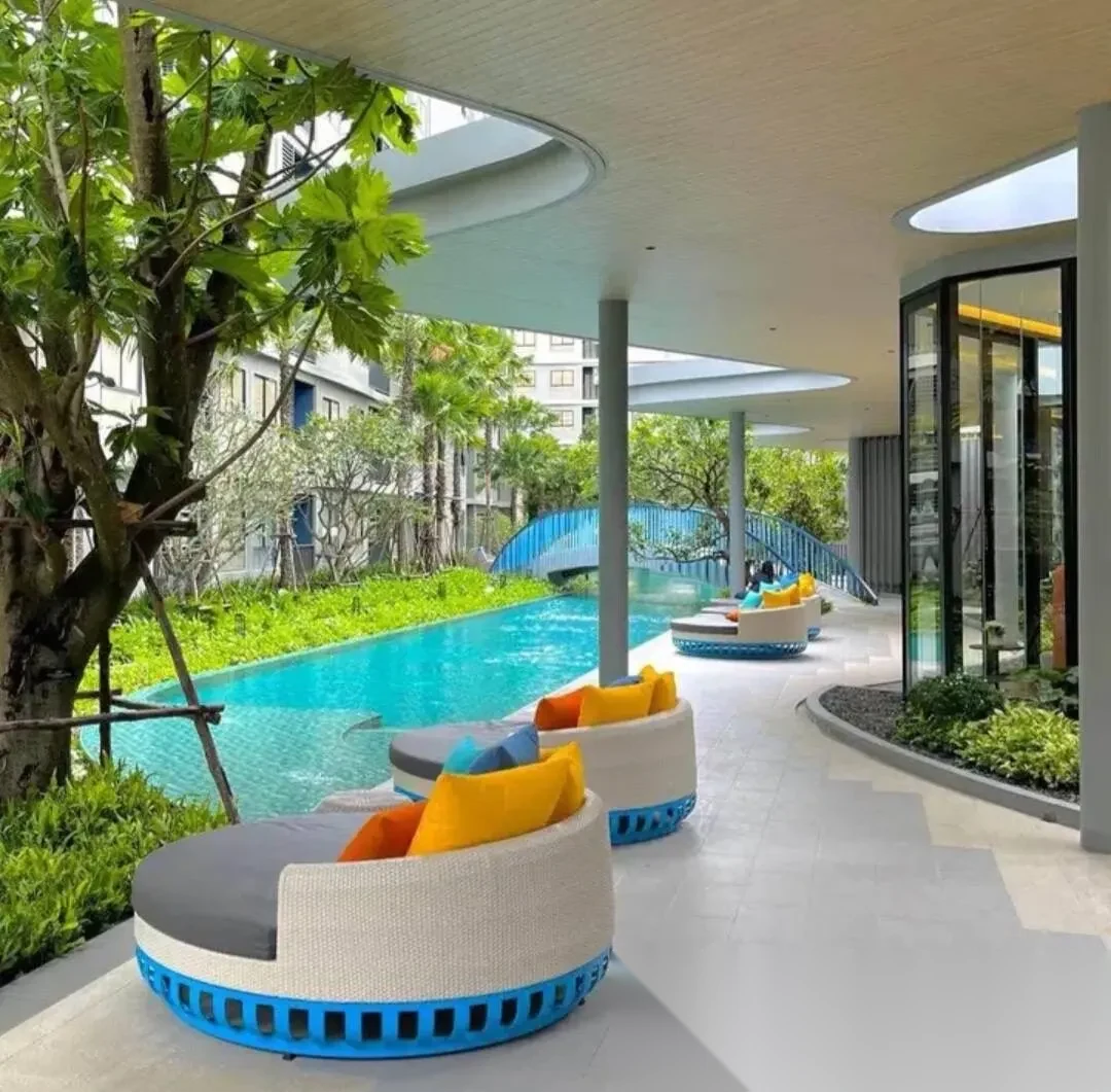 2 Bedroom Apartment for rent at Dcondo Reef Phuket complex · Kathu · Pool View — photo 6
