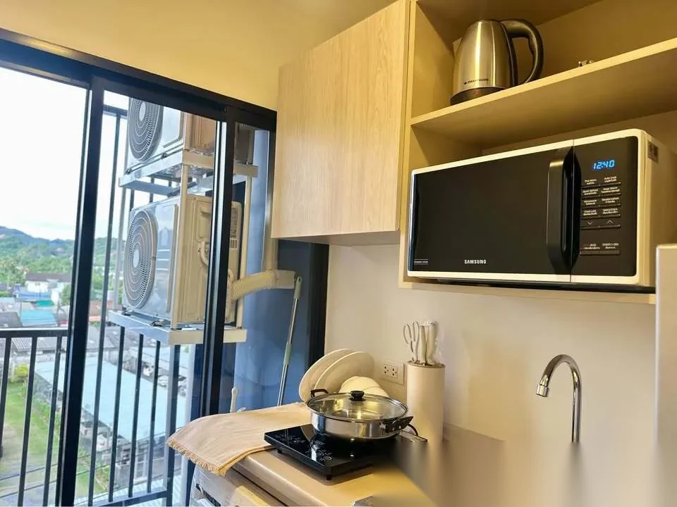1 Bedroom Apartment for rent at Dcondo Reef Phuket complex · Kathu · Pool View — photo 8