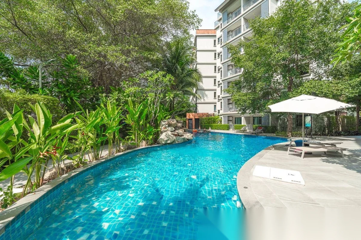 Studio Apartment for rent at The Title Residencies complex · Sakhu · Sea View — photo 2