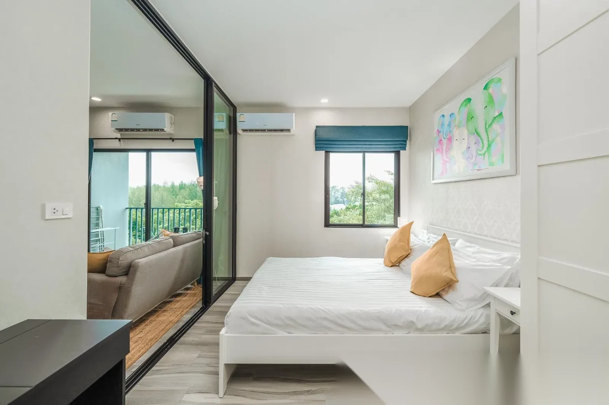 Studio Apartment for rent at The Title Residencies complex · Sakhu · Sea View — photo 4