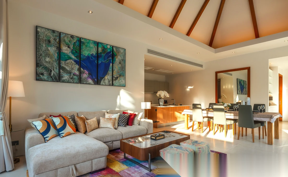 2 Bedroom Villa for rent at Anchan Flora complex · Thep Krasattri · Pool View — photo 5