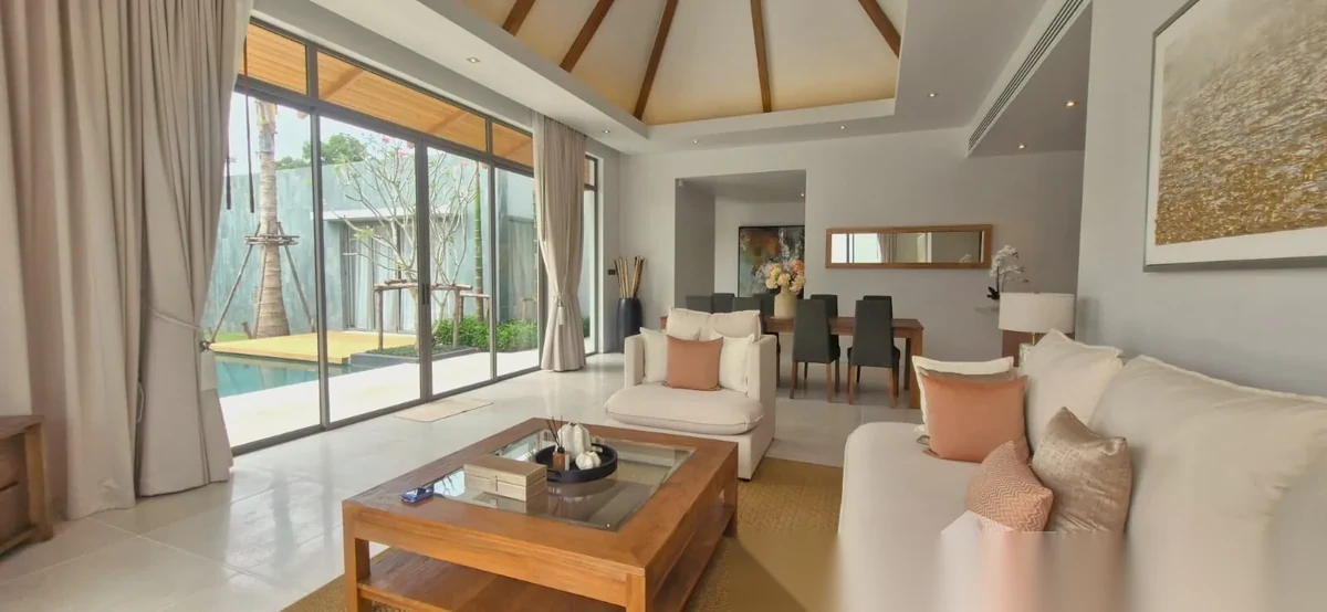 4 Bedroom Villa for rent at Anchan Flora complex · Thep Krasattri · Pool View — photo 6