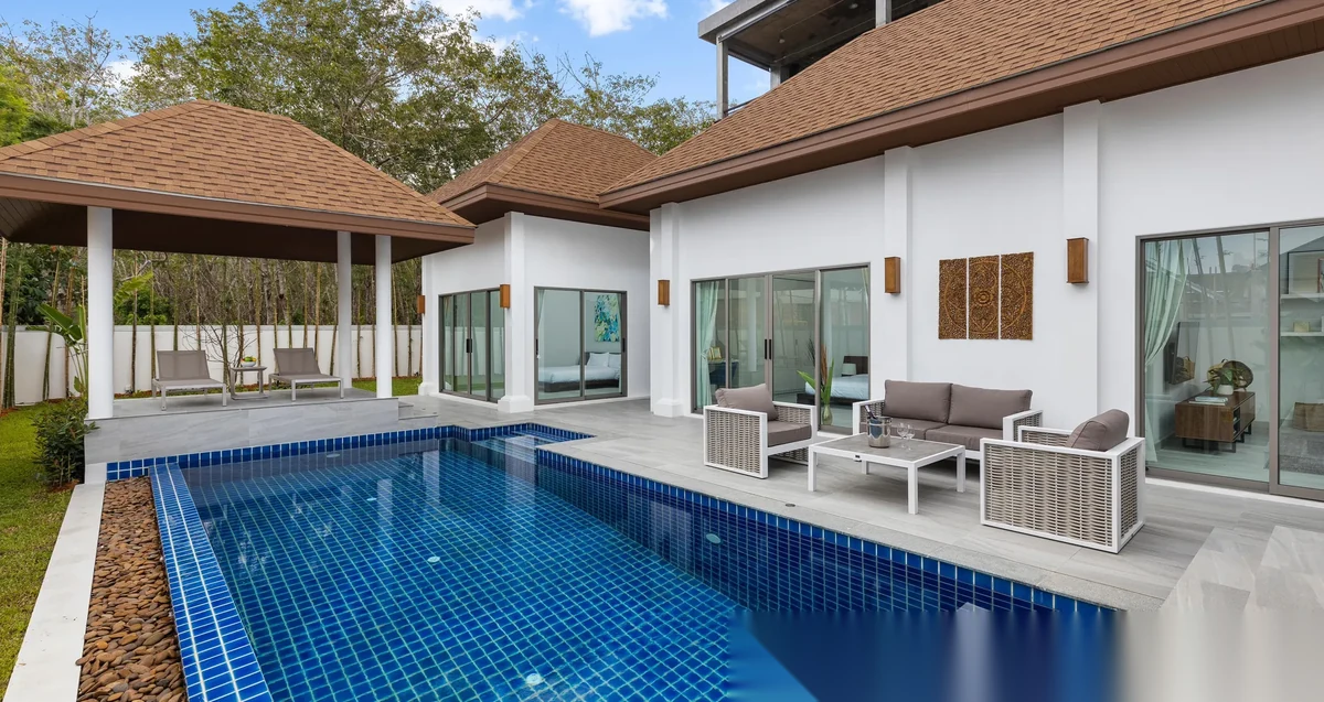 4 Bedroom Villa for sale at Villa Suksan Soi King Suksan 4 complex · Rawai · Pool View — photo 2