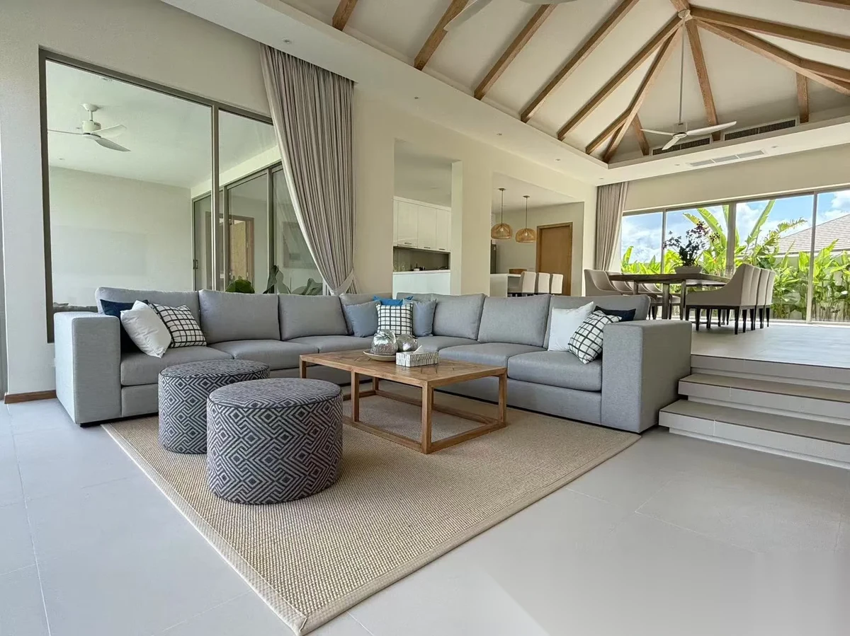 4 Bedroom Villa for rent at Trichada Azure complex · Si Sunthon · Pool View — photo 7