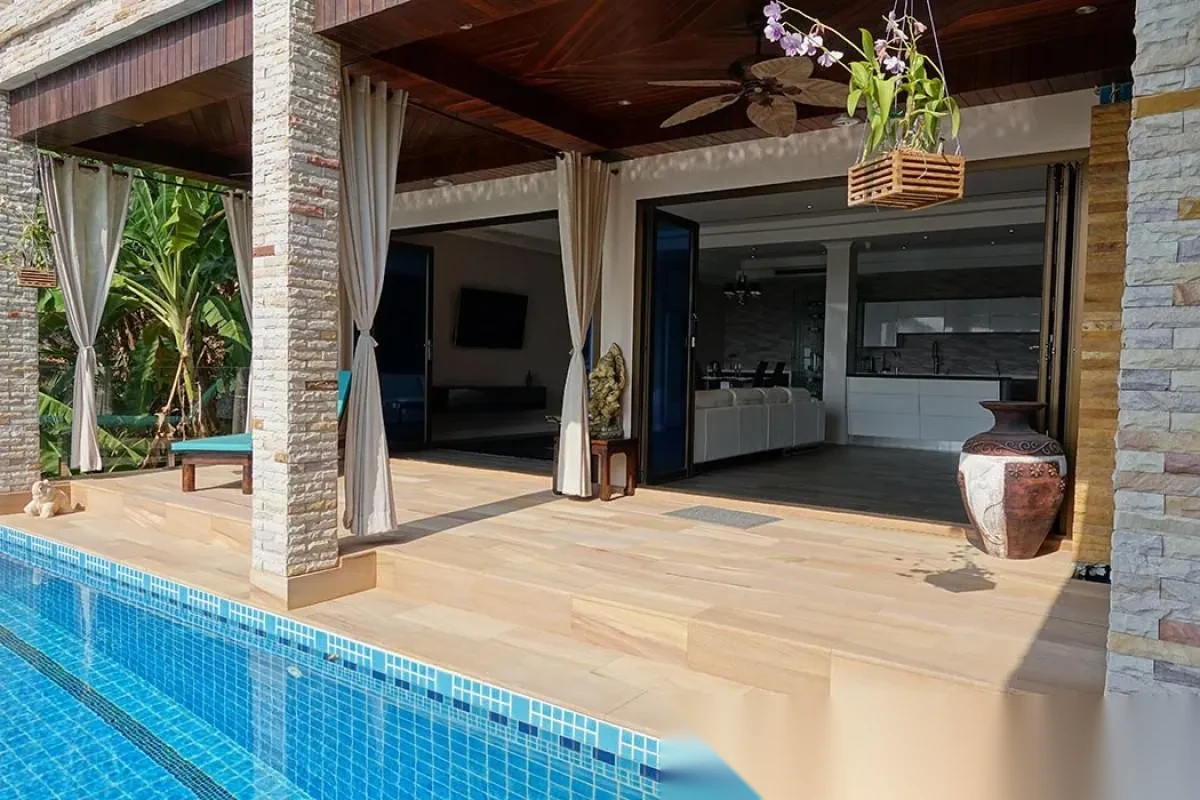 Вилла 3BR в комплексе Phuket Dream Villa · Карон · Вид на море — фото 3
