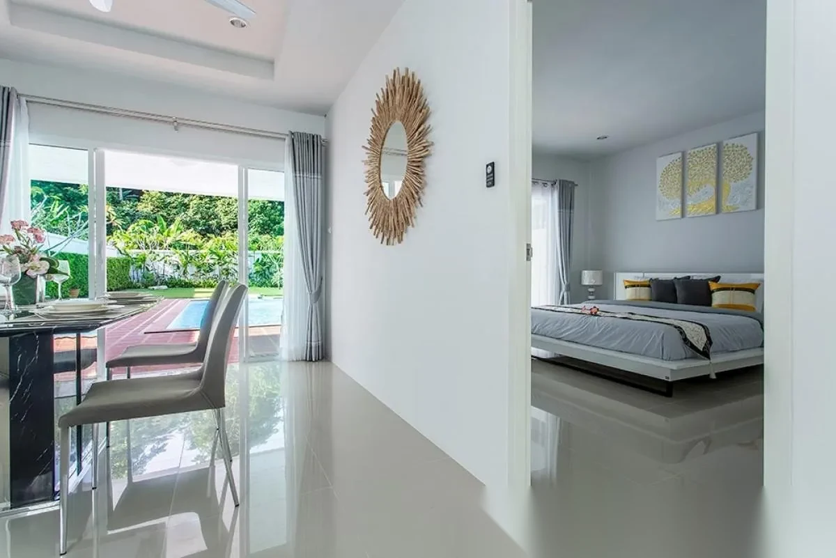 2 Bedroom Villa for sale at Baan Promphun Paklok complex · Pa Khlok · Pool View — photo 5