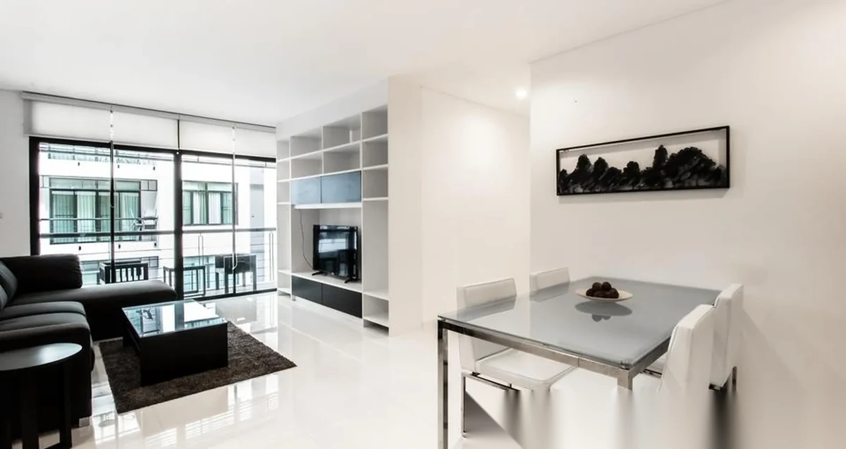 Апартаменты 3BR в ЖК Kamala Regent · Камала · Вид на бассейн — фото 2