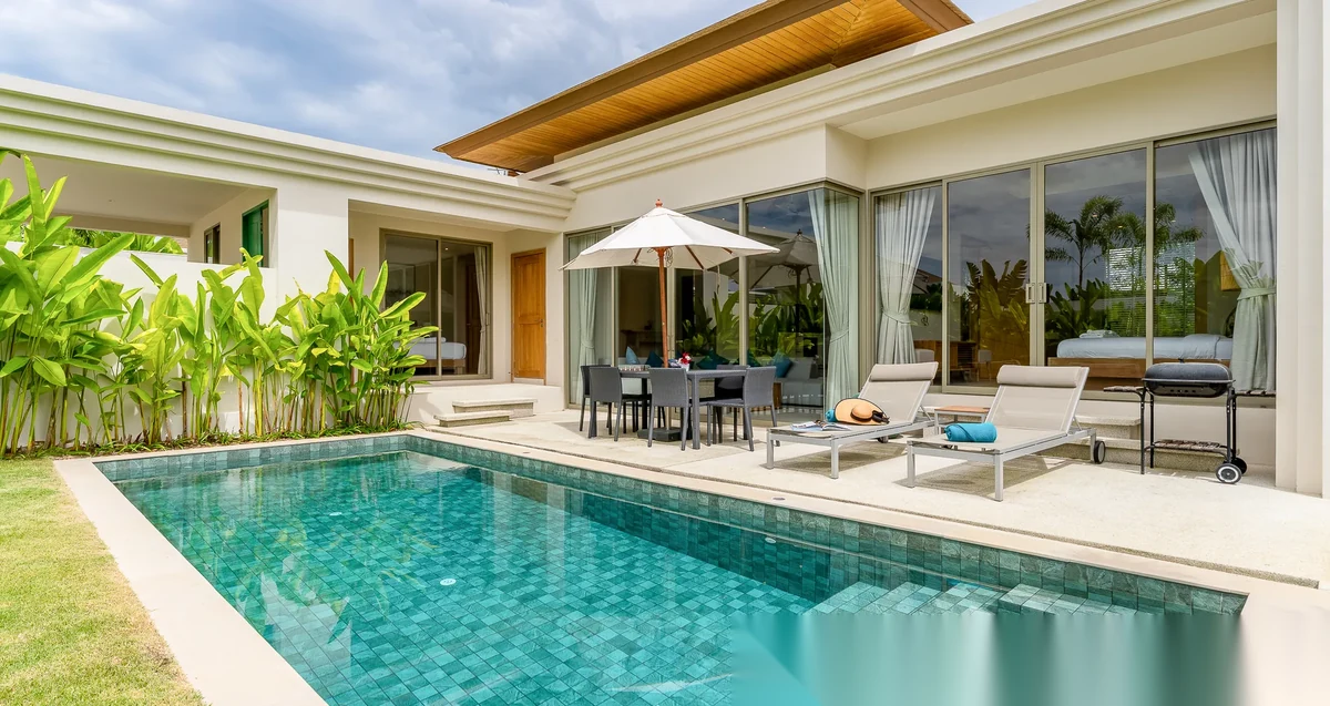 3 Bedroom Villa for rent at Trichada Azure complex · Si Sunthon · Pool View