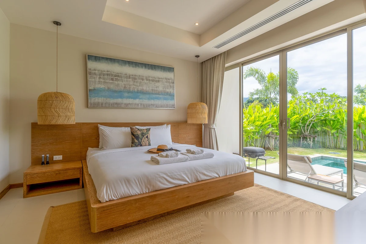 3 Bedroom Villa for rent at Trichada Azure complex · Si Sunthon · Pool View — photo 3