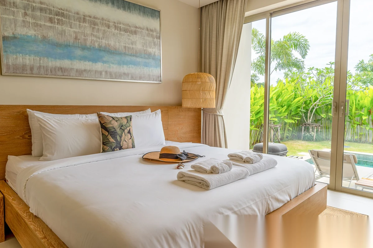 3 Bedroom Villa for rent at Trichada Azure complex · Si Sunthon · Pool View — photo 4