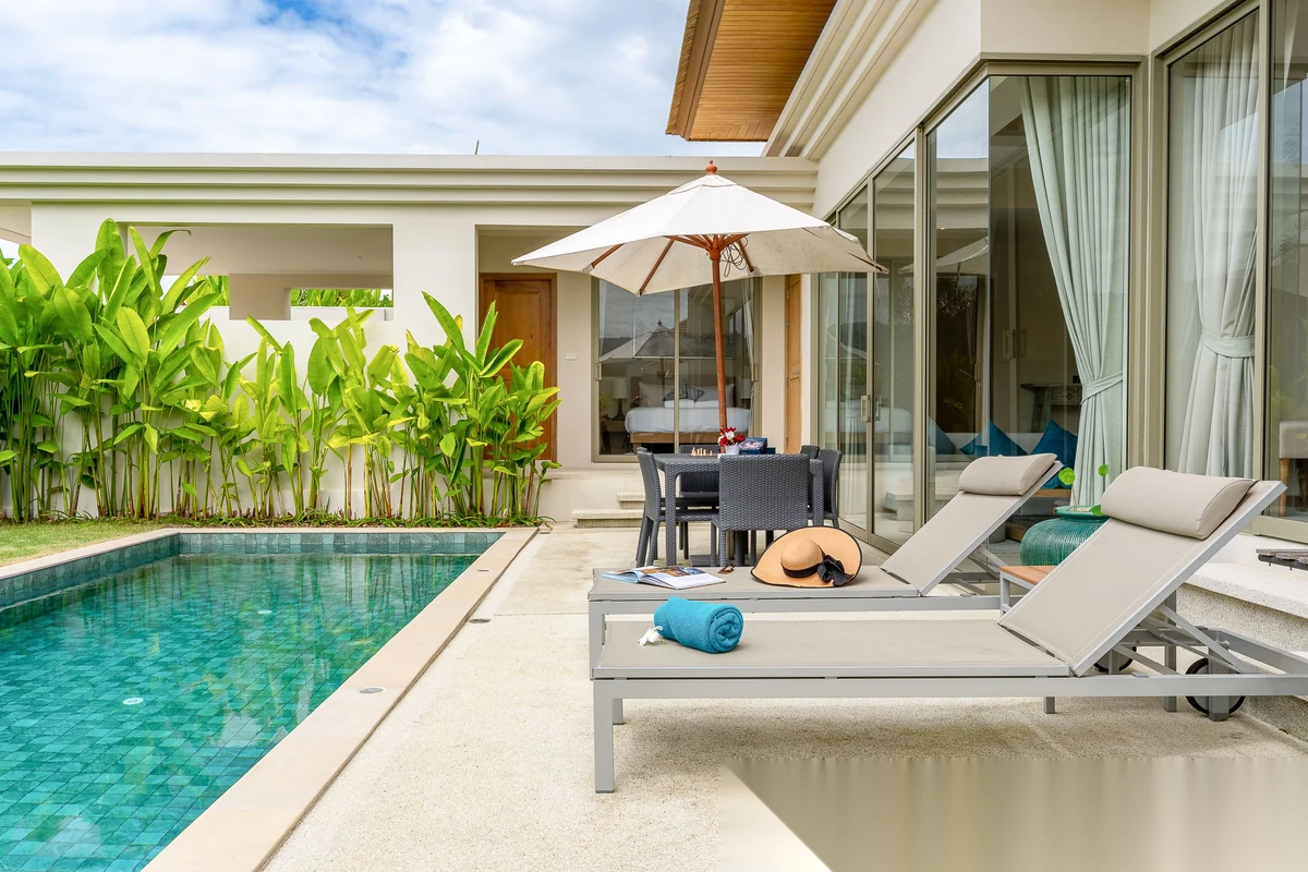 3 Bedroom Villa for rent at Trichada Azure complex · Si Sunthon · Pool View — photo 8
