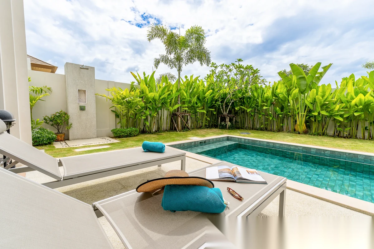 3 Bedroom Villa for rent at Trichada Azure complex · Si Sunthon · Pool View — photo 9