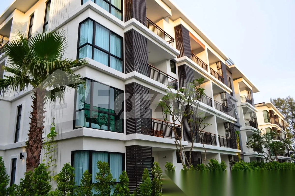 Апартаменты 1BR в ЖК The Title Rawai Phase 1-2 · Раваи · Вид в сад — фото 15