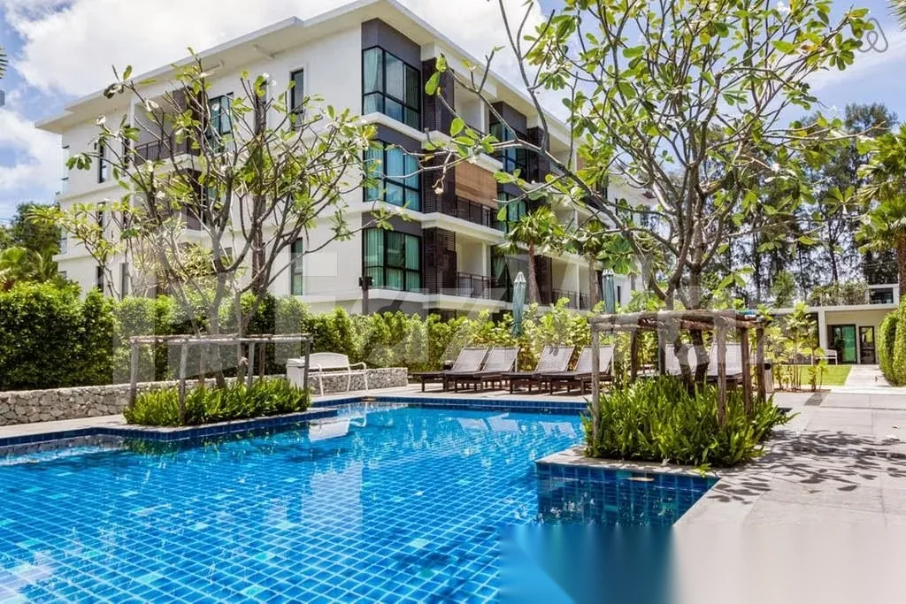 Апартаменты 1BR в ЖК The Title Rawai Phase 1-2 · Раваи · Вид в сад — фото 18