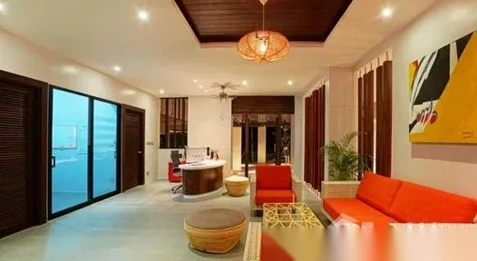 Апартаменты студия в ЖК The Emerald Terrace · Патонг · Вид на бассейн — фото 12