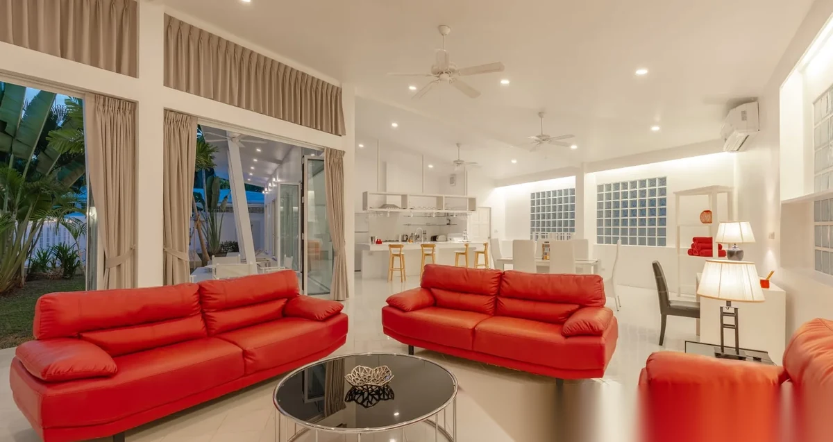 Вилла 3BR в комплексе Delta Villas · Па Клок · Вид на бассейн
