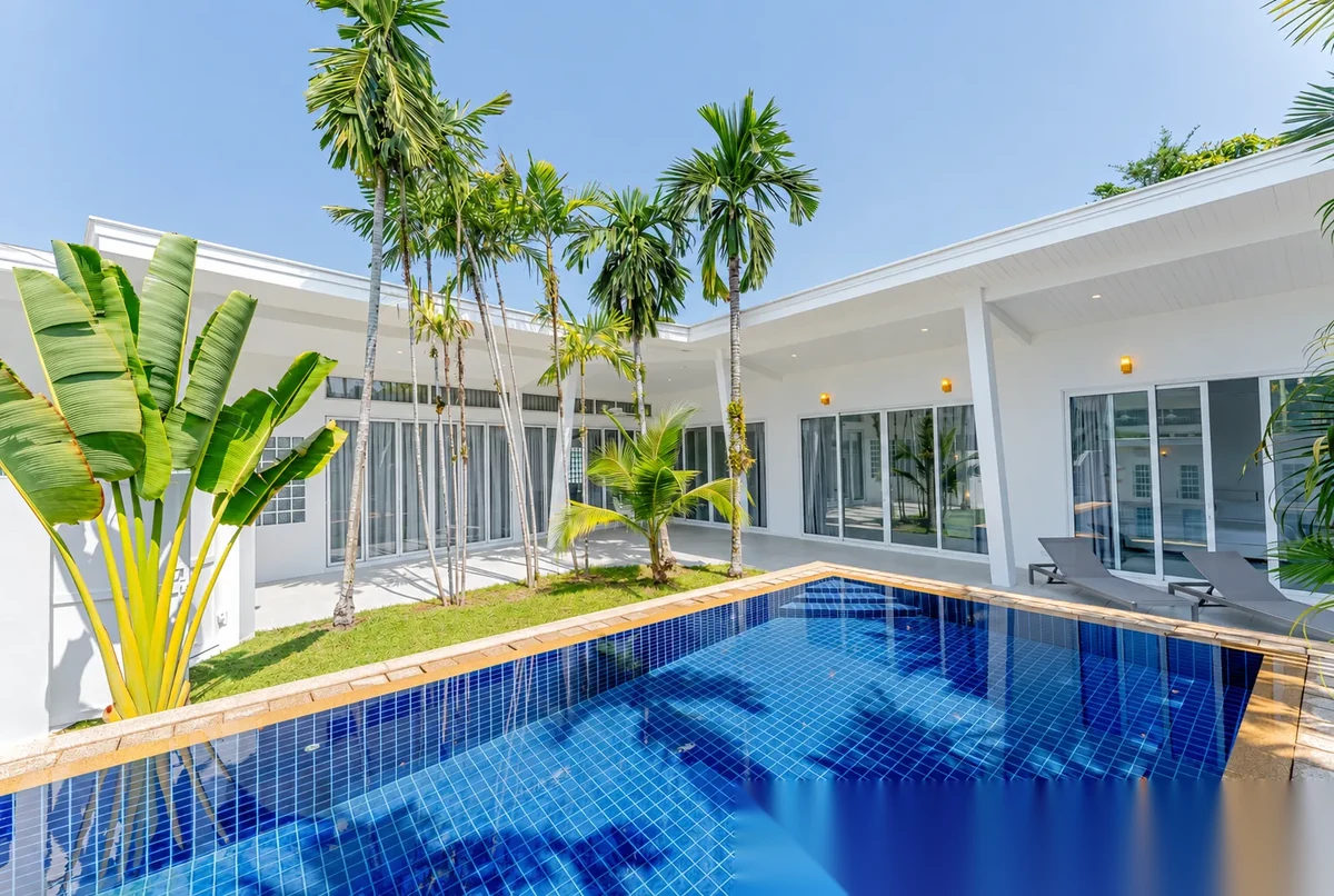 Вилла 3BR в комплексе Delta Villas · Па Клок · Вид на бассейн — фото 2