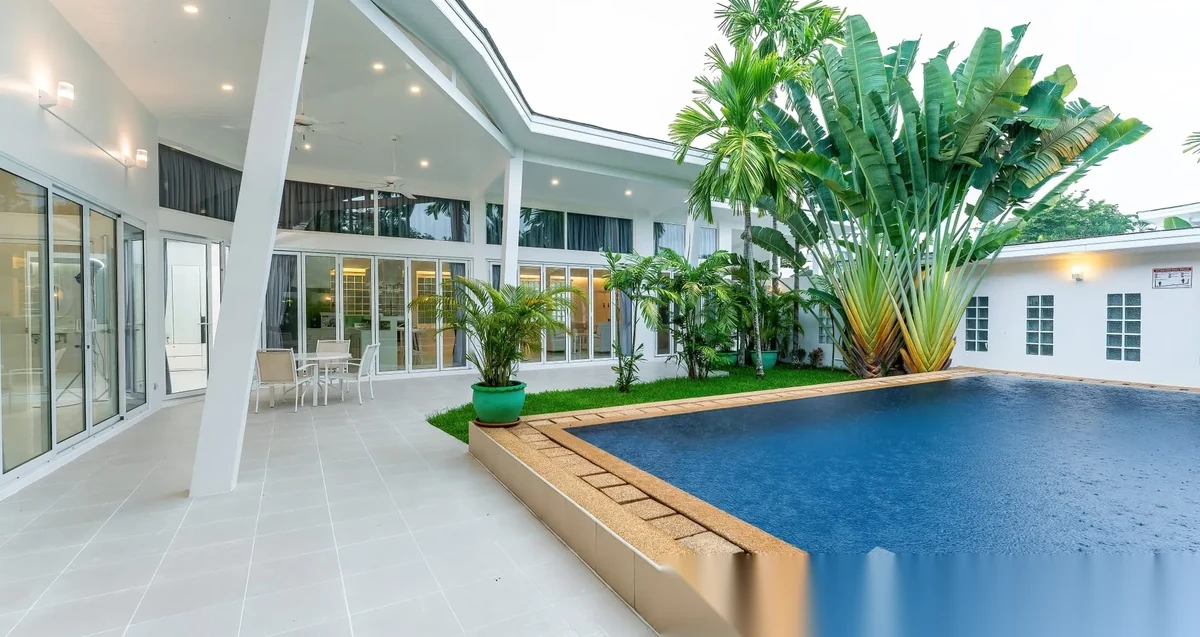 Вилла 3BR в комплексе Delta Villas · Па Клок · Вид на бассейн