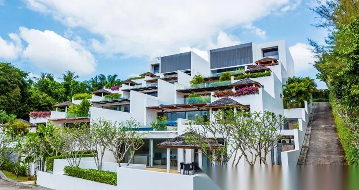 2 Bedroom Villa for rent at Lotus Gardens complex · Choeng Thale · Pool View