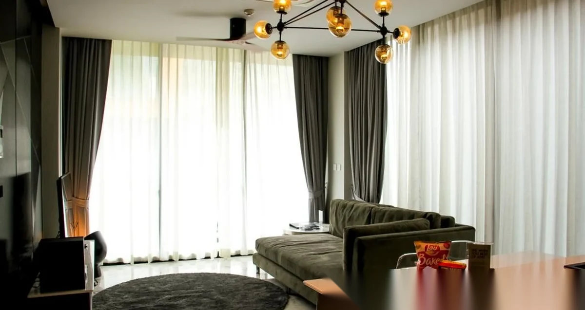 1 Bedroom Apartment for rent at Glam Habitat complex · Kamala · Garden View