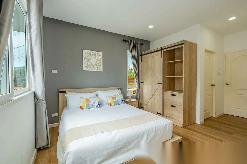 2 Bedroom Townhouse for rent at Smileville X2 Bang Jo complex · Si Sunthon · Pool View — photo 4