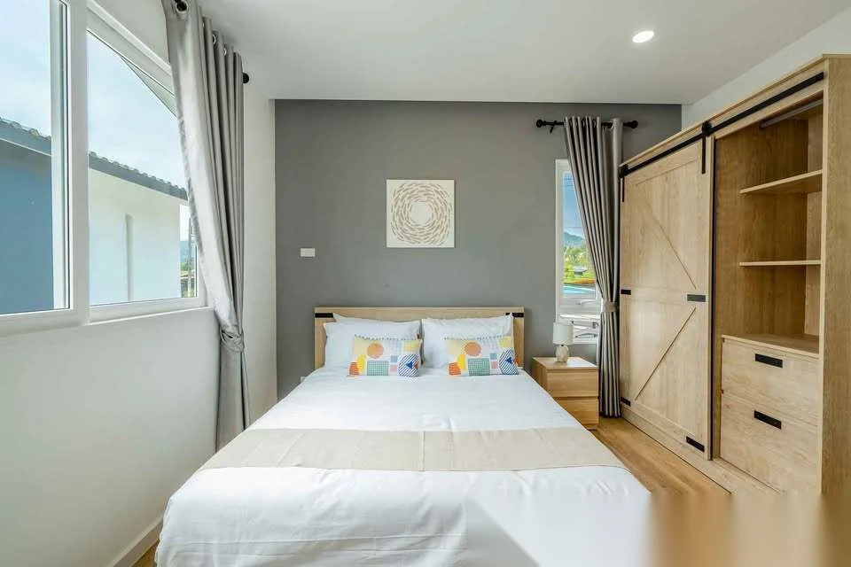 2 Bedroom Townhouse for rent at Smileville X2 Bang Jo complex · Si Sunthon · Pool View — photo 12