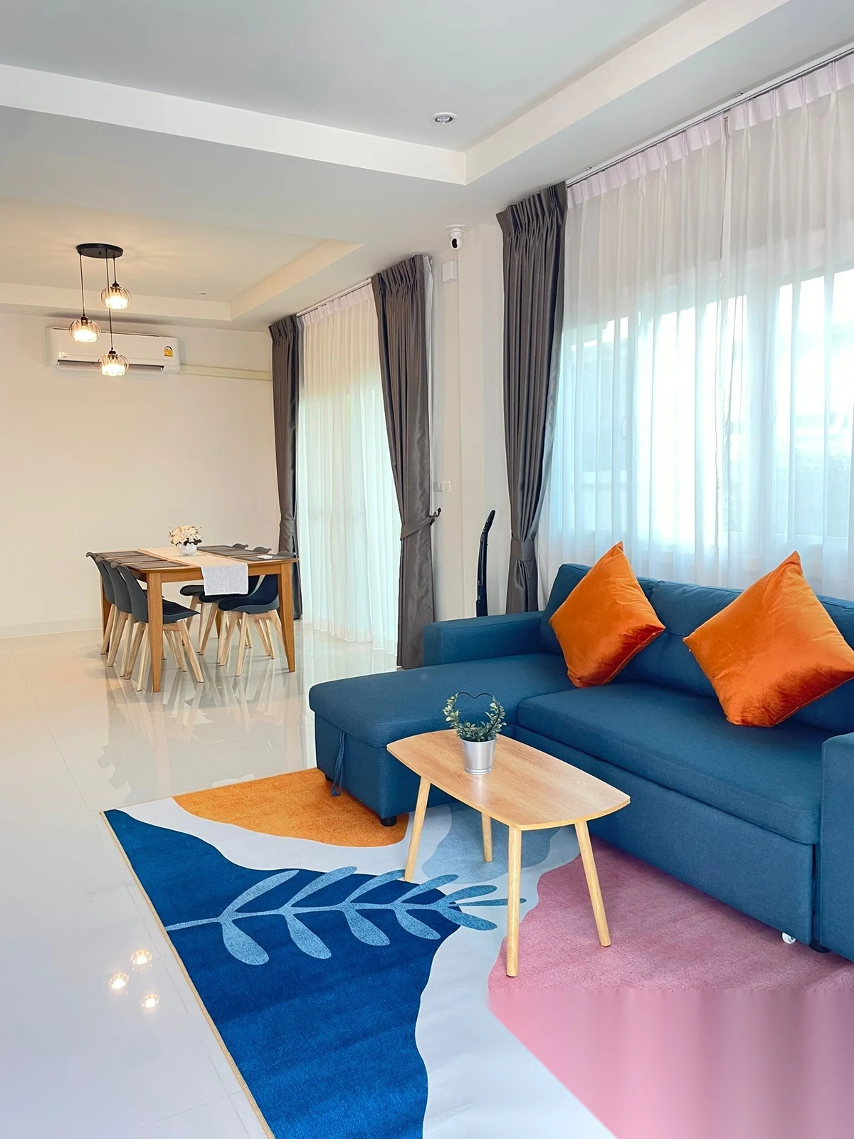4 Bedroom House for rent at Supalai Palm Spring Banpon Phuket complex · Si Sunthon · Garden View
