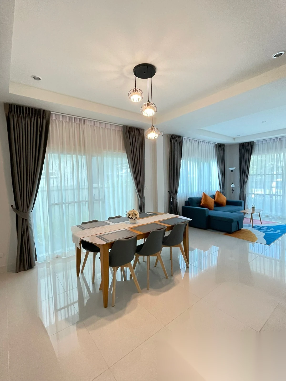 4 Bedroom House for rent at Supalai Palm Spring Banpon Phuket complex · Si Sunthon · Garden View — photo 5