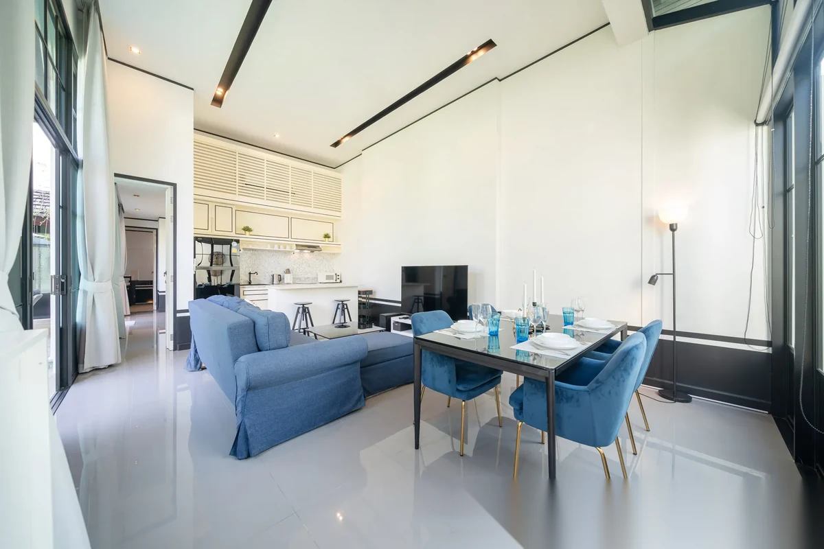 2 Bedroom Villa for rent at Mono Luxury Villa Pasak complex · Si Sunthon · Pool View — photo 3