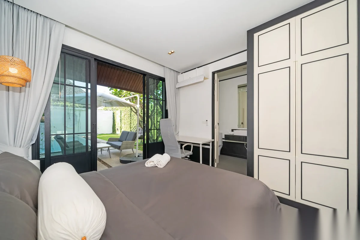 2 Bedroom Villa for rent at Mono Luxury Villa Pasak complex · Si Sunthon · Pool View — photo 8