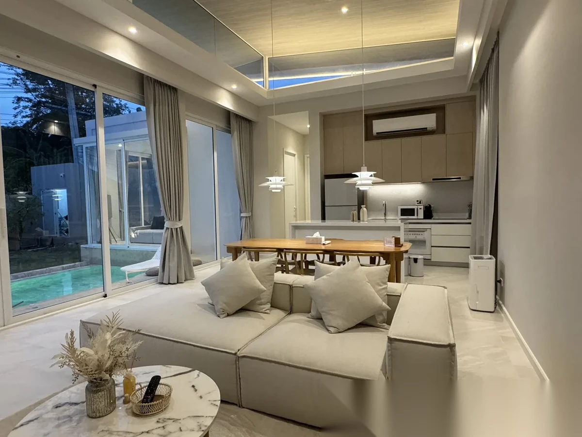3 Bedroom Villa for rent at Charn Baan Saiyuan complex · Rawai · Pool View — photo 2