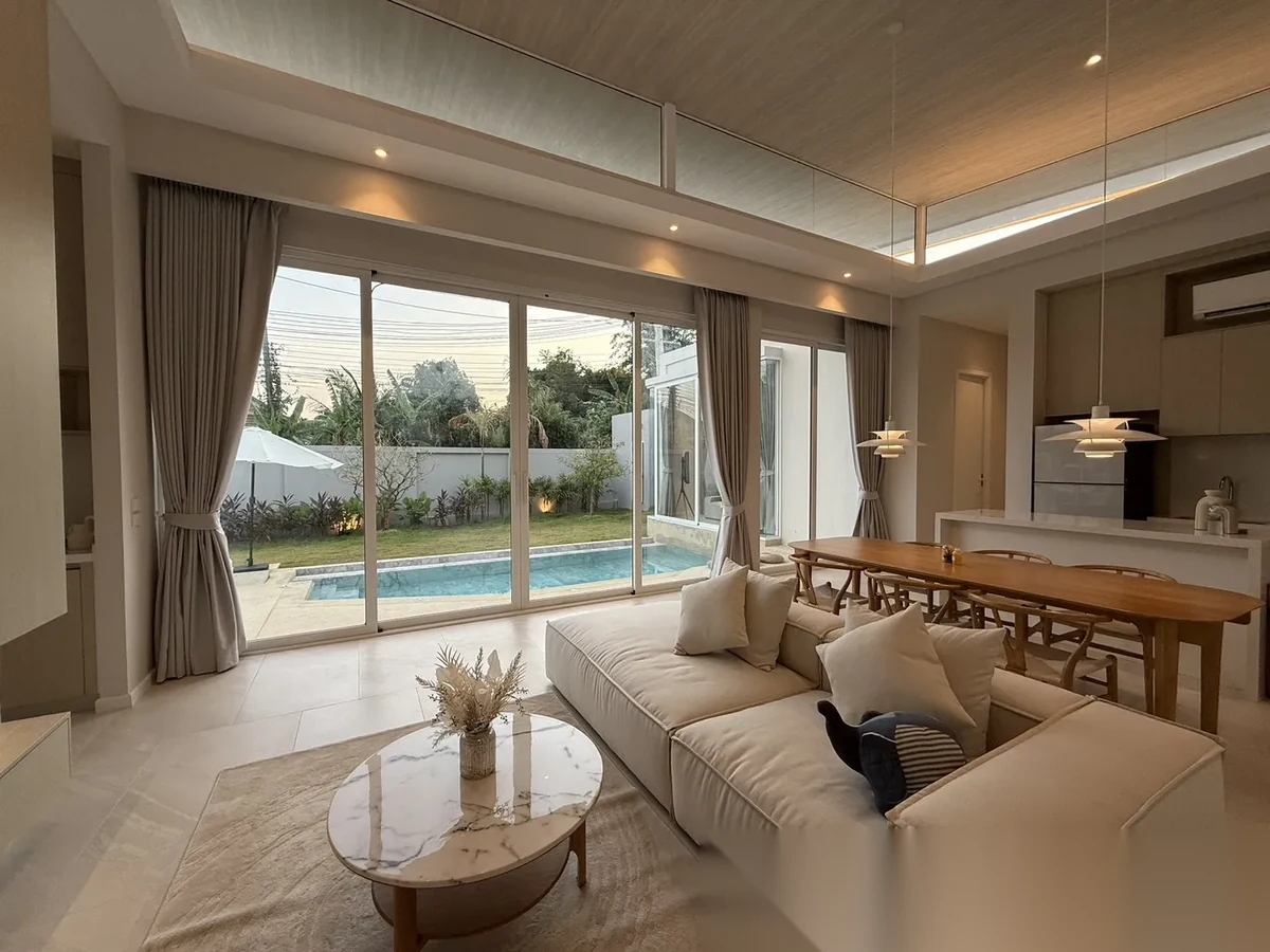 3 Bedroom Villa for rent at Charn Baan Saiyuan complex · Rawai · Pool View — photo 4