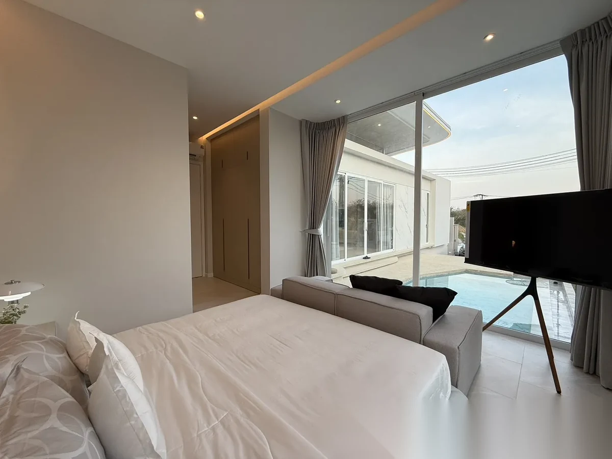3 Bedroom Villa for rent at Charn Baan Saiyuan complex · Rawai · Pool View — photo 5